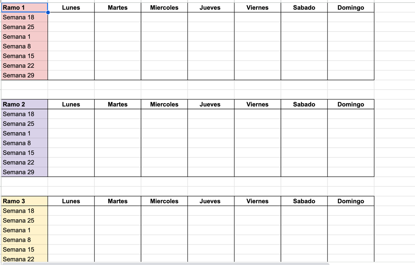 Calendario Mensual Universitario en Excel | Organiza tus Ramos y Evaluaciones